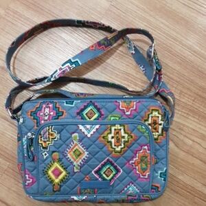 Colorful Quilted Crossbody Bag